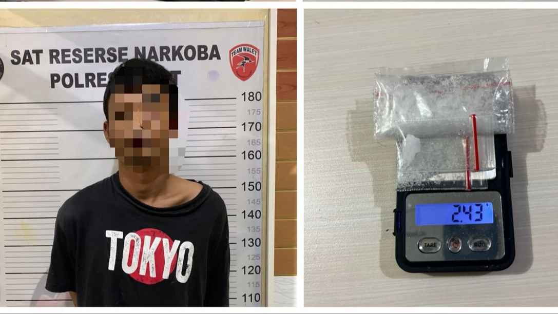 Dini Hari Digerebek! Kontrakan di Lahat Ternyata Gudang Sabu dan Ganja